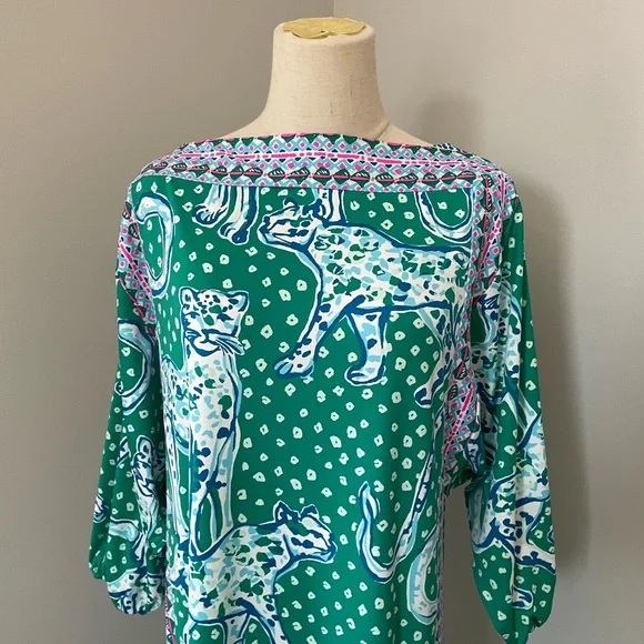 Lilly Pulitzer Silva Maxi Dress On The Prowl Print - Picture 4 of 9
